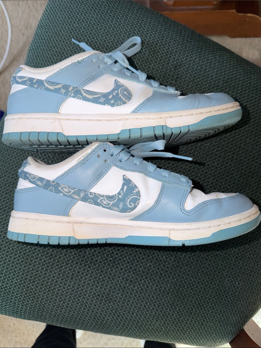 Nike Dunk Low Essential 'Blue Paisley' Sneakers Blue & White